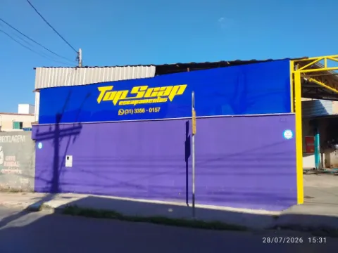 Placa da TopScap Escapamentos em Contagem